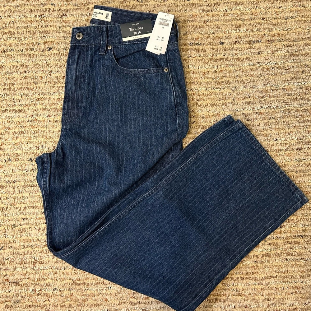 Abercrombie & Fitch The Loose High Rise Curve Love